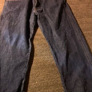 Wrangler Dark Blue Straight Jeans